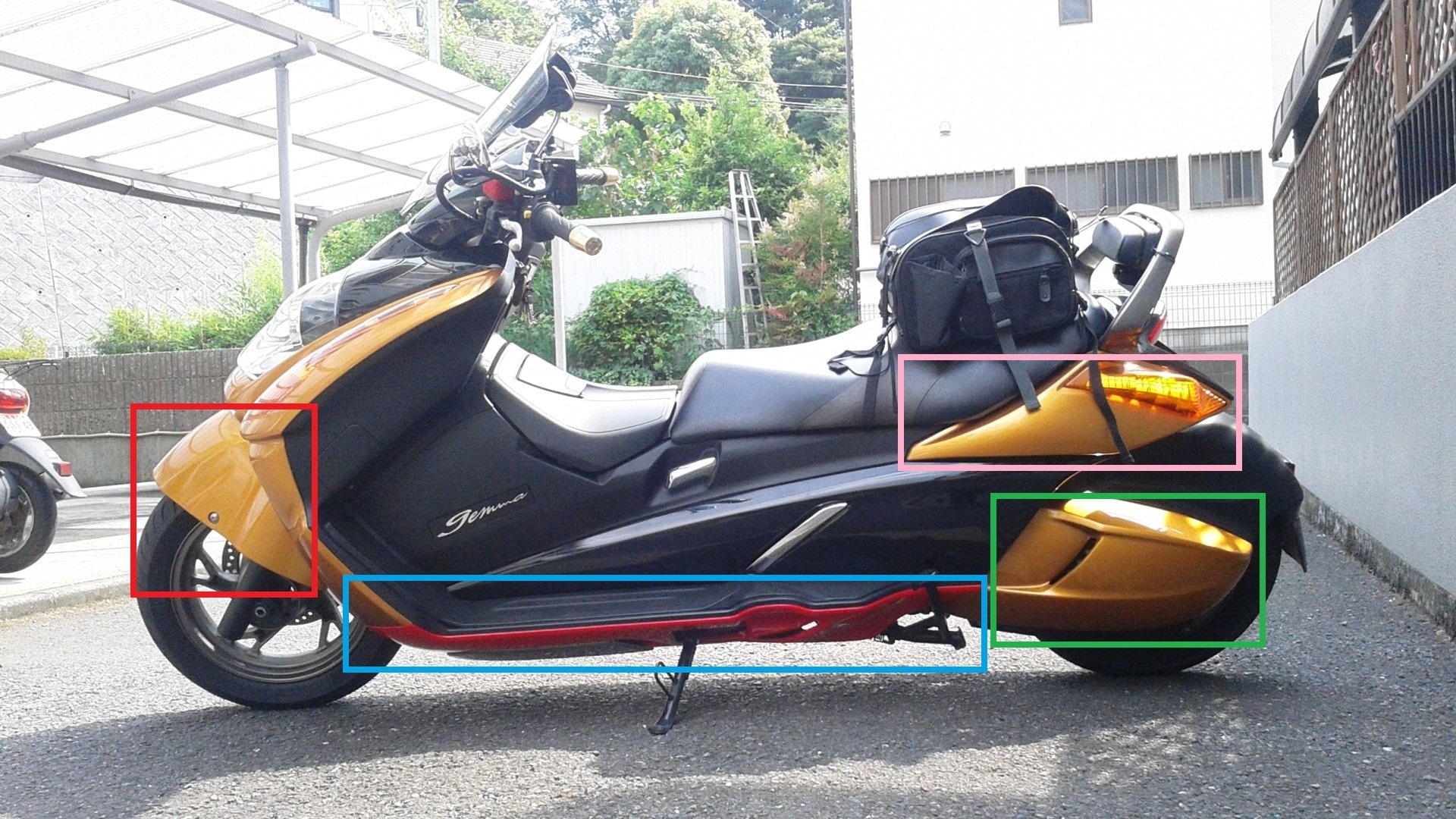 SUZUKI ジェンマ250 カウルのレッド化作業はプランＢへ変更しました: グリーゼ581d